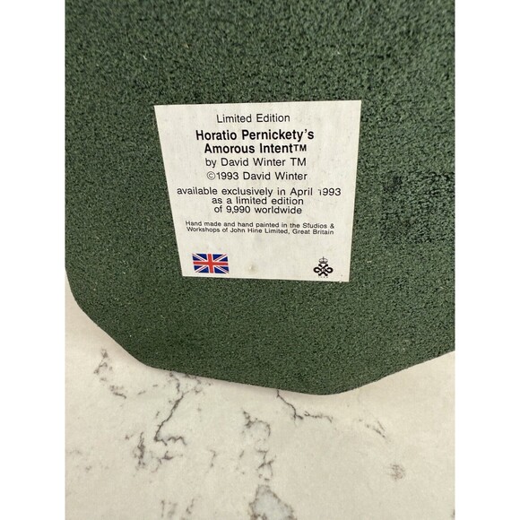 David Winter Cottages Horatio Pernickety's Amorous Limited Edition - Picture 11 of 11